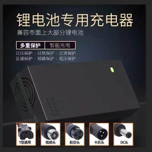 锂电池充电器36V42V48V54.6V60V67.272V滑板平衡哈雷电动车铁塔用