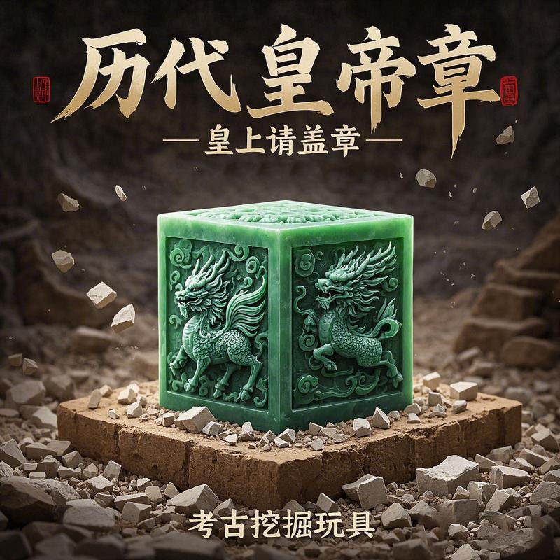 智慧考古玩具手工diy传国玉玺挖掘儿童秦始皇印章,玩具/童车/益智/积木/模型,挖宝玩具,淘宝优惠券,粉丝福利购,淘宝优惠卷