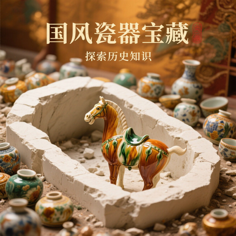 传统技艺探索考古寻宝DIY手工玩具女孩专属青花瓷器宝藏盲盒,玩具/童车/益智/积木/模型,挖宝玩具,淘宝优惠券,粉丝福利购,淘宝优惠卷