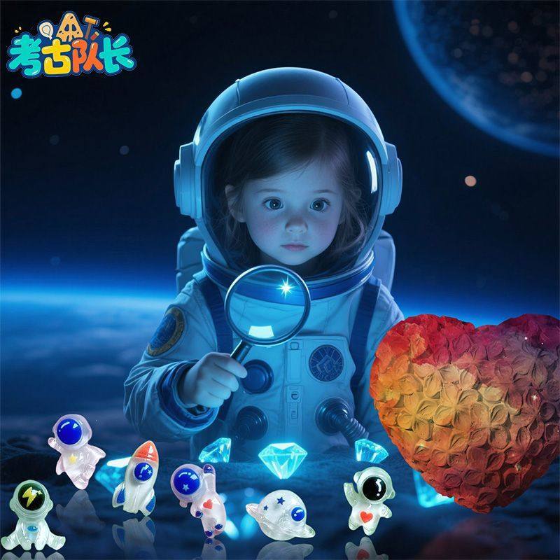 考古挖宝玩具太空人宇航员宝藏儿童动手工DIY挖掘敲砸盲盒B,玩具/童车/益智/积木/模型,挖宝玩具,淘宝优惠券,粉丝福利购,淘宝优惠卷