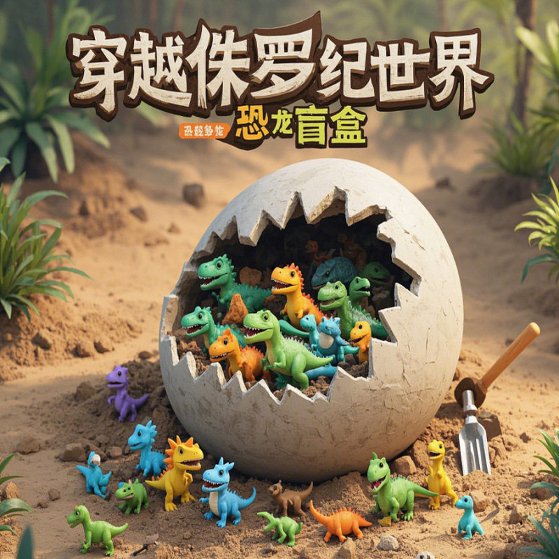 巨型恐龙蛋考古挖掘玩具儿童探宝石化石聪明手工diy惊喜盒,玩具/童车/益智/积木/模型,挖宝玩具,淘宝优惠券,粉丝福利购,淘宝优惠卷