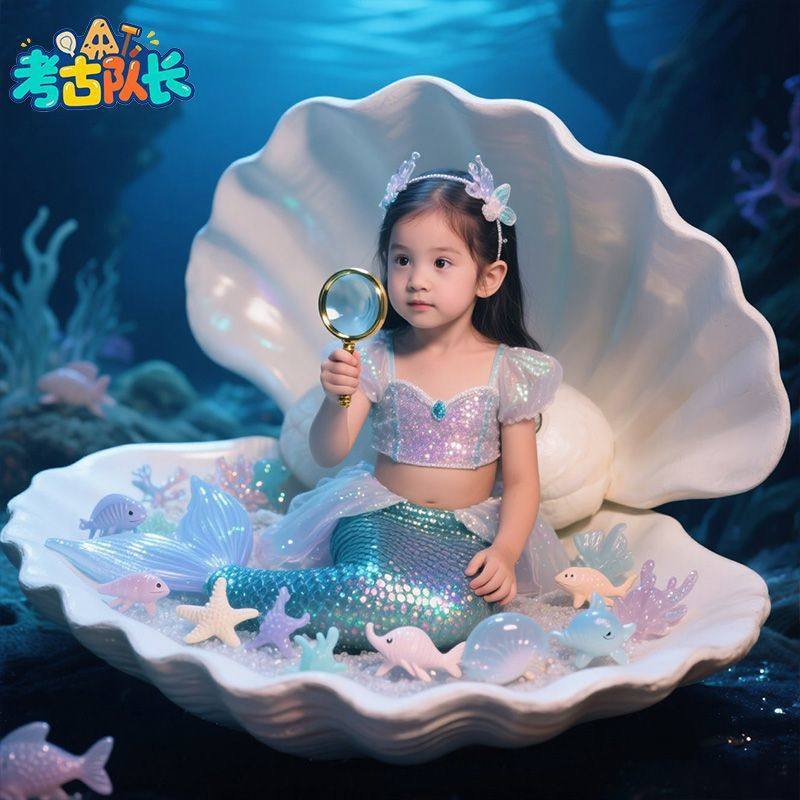 考古挖宝玩具海洋琥珀宝藏男女孩动手工DIY寻宝贝壳小鱼B,玩具/童车/益智/积木/模型,挖宝玩具,淘宝优惠券,粉丝福利购,淘宝优惠卷