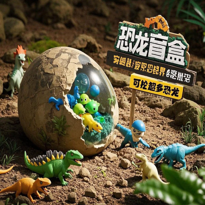 巨型恐龙蛋考古挖掘玩具儿童动手盲盒化石探索 diy 游戏,玩具/童车/益智/积木/模型,挖宝玩具,淘宝优惠券,粉丝福利购,淘宝优惠卷