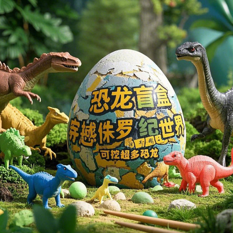 巨型恐龙蛋考古挖掘玩具儿童探宝石化石创意手工DIY神秘盲盒礼品,玩具/童车/益智/积木/模型,挖宝玩具,淘宝优惠券,粉丝福利购,淘宝优惠卷