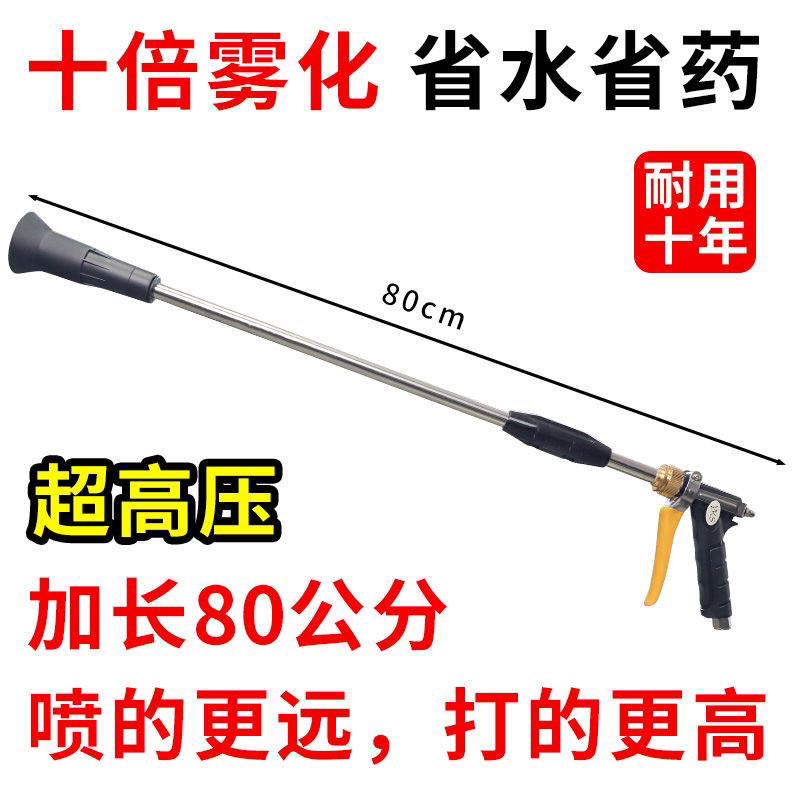 农用高压喷枪高压雾化喷枪新式汽油打药机台湾款果树园喷雾枪浇水