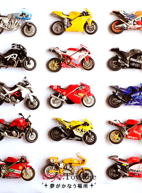 正版散货 杜卡迪Ducati 仿真1/24摩托车模型台湾7-11限定 有瑕疵