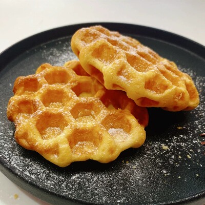 泽爸现烤奶酪夹心烈日大华夫饼下午茶点心早餐面包休闲松饼欧包