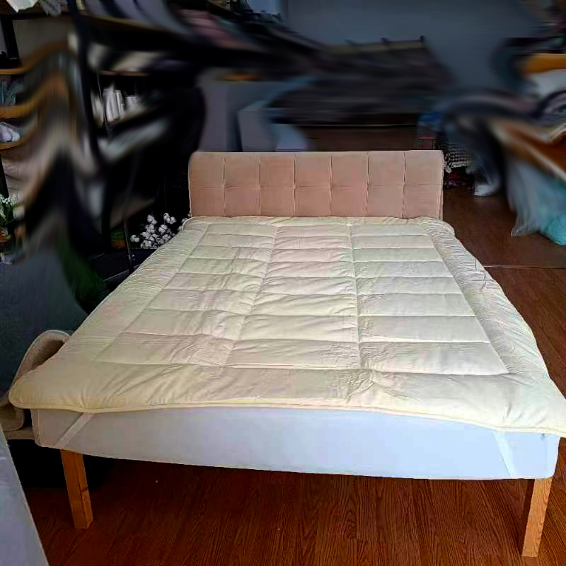 日式可折叠简约床褥软硬适中榻榻米床垫大尺寸绗缝抑菌白色棉褥子