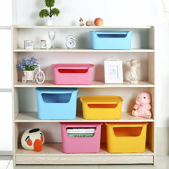 简约彩色有盖视窗塑料收纳盒桌面杂物柜子置物箱子叠加整理储物盒|ruв категории получать отделка, семьи, хранения приборов, коробка для хранения, ящик - от Buy2taobao.com для оказания профессиональной услуги покупки агента Taobao