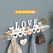 简约墙壁挂衣架壁挂衣帽架壁挂欧式 墙壁门后衣服架隔板衣帽置物架