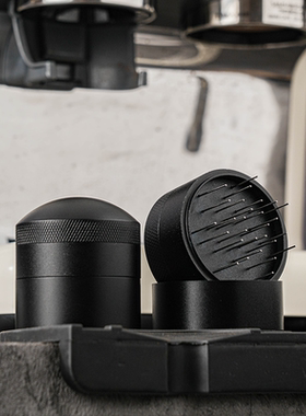 咖啡针式布分器便捷式带底座咖啡松粉针可调节旋转高度咖啡散粉针