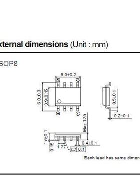 SP8K22    45V 4.5A   汽车主机板贴片8脚