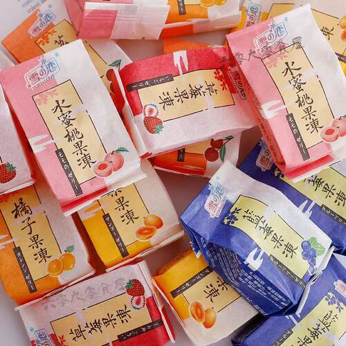 雪之恋中国台湾果汁果冻