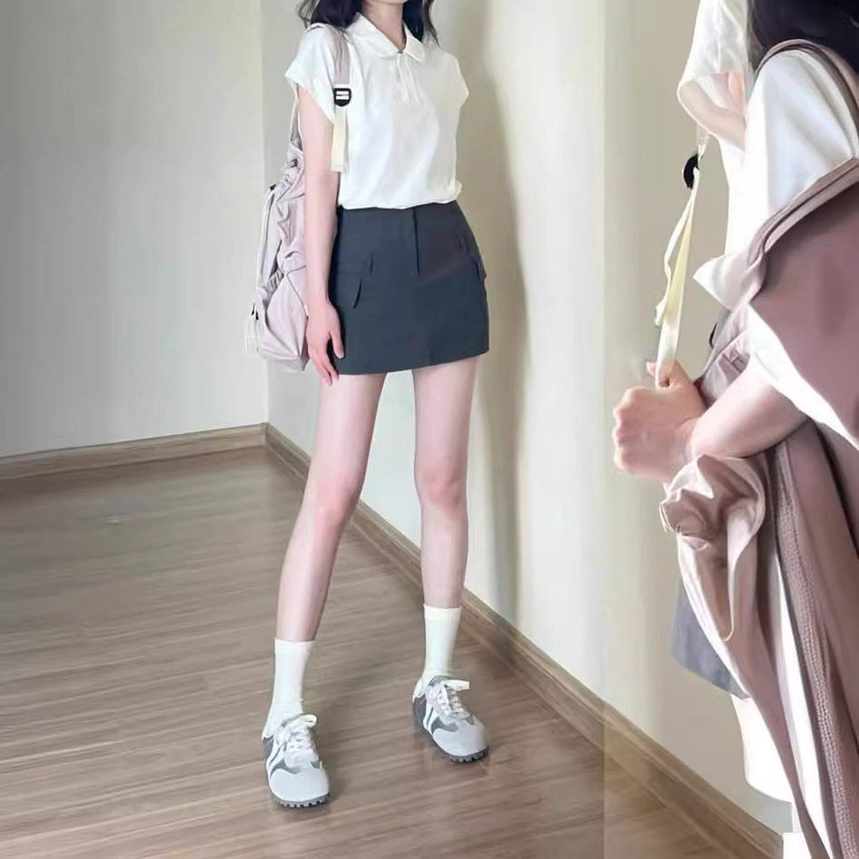 设计感工装半身裙女大码胖mm梨型身材穿搭遮肉包臀显瘦a字短裙子,女装/女士精品,大码半身裙,淘宝优惠券,粉丝福利购,淘宝优惠卷