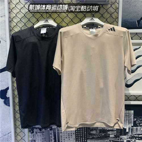 阿迪达斯男子训练速干短袖t恤