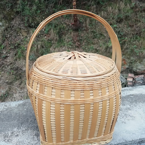 尾货特价贵州复古型纯手工竹编