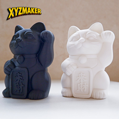 家用来财猫咪创意3D打印摆件