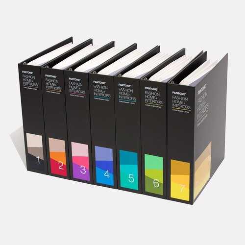 新版PANTONE彩通FHIC100A  cotton swatch library7本装TCX色卡