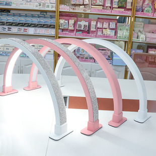 美甲照明灯桌面半月灯护眼U型灯带钻展示灯美容灯补光灯美甲LED灯