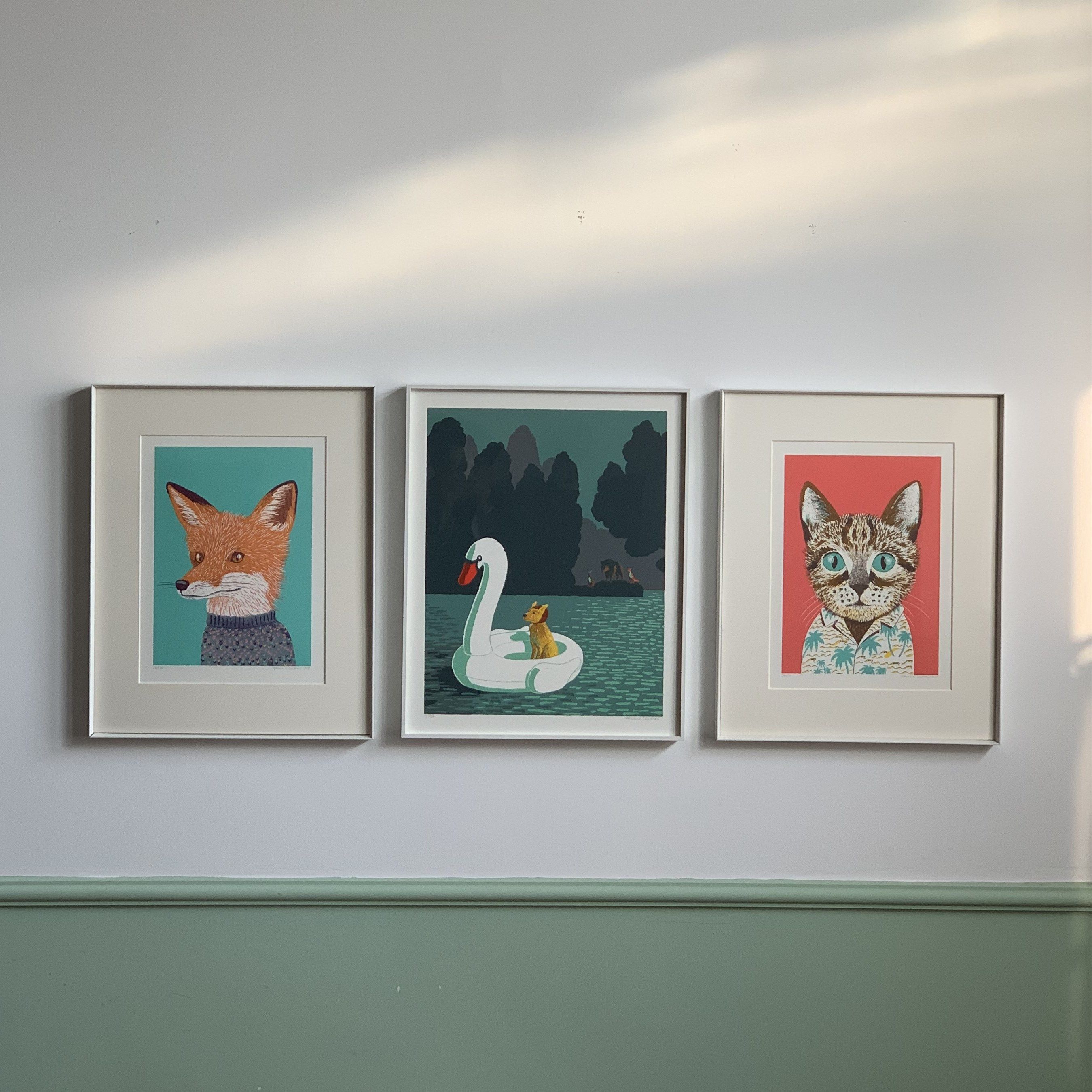 【欧洲手工丝网版画季】限量收藏级《大人物们》系列带画框多尺寸