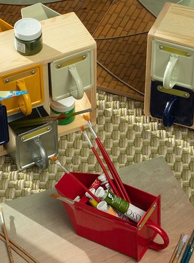 dulton金属收纳盒桌面办公桌储物盒自由组合工具盒分类收纳