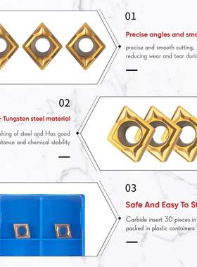 4件S07K/S08K/S10K/S12M-SCLCR06+10件CCMT060204刀片