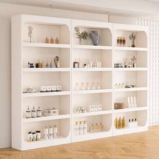 美容院柜子展示柜产品化妆品陈列饰品护肤美甲母婴店样品置物货r*