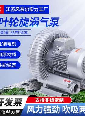 高压鼓风机RB-61D-2工业离心风机吹吸两用单叶轮旋涡气泵