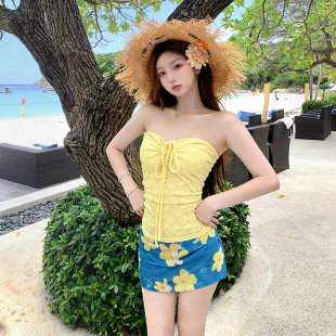 ins 女三件套分体包臀泳衣韩国 风甜美性感比基尼超迷人 新款 2026