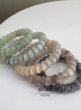 5条组合～电话线发圈头绳高级感简约发绳无痕皮筋女扎头高弹力