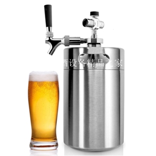 出口欧美304不锈钢鲜啤精酿桌面打酒器2L/3.6L/5L/10L打酒套装