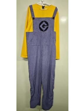 #成人拉链背带裤 带眼镜 Adult Minion