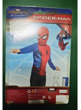 #儿童带包装 蜘蛛侠上衣和头套 Spider Man Top and Mask