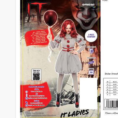 女士IT小丑Pennywise小丑回魂