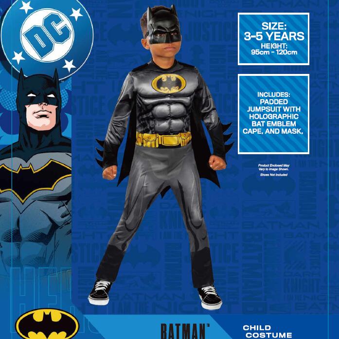 145-160厘米男童DC蝙蝠侠Batman