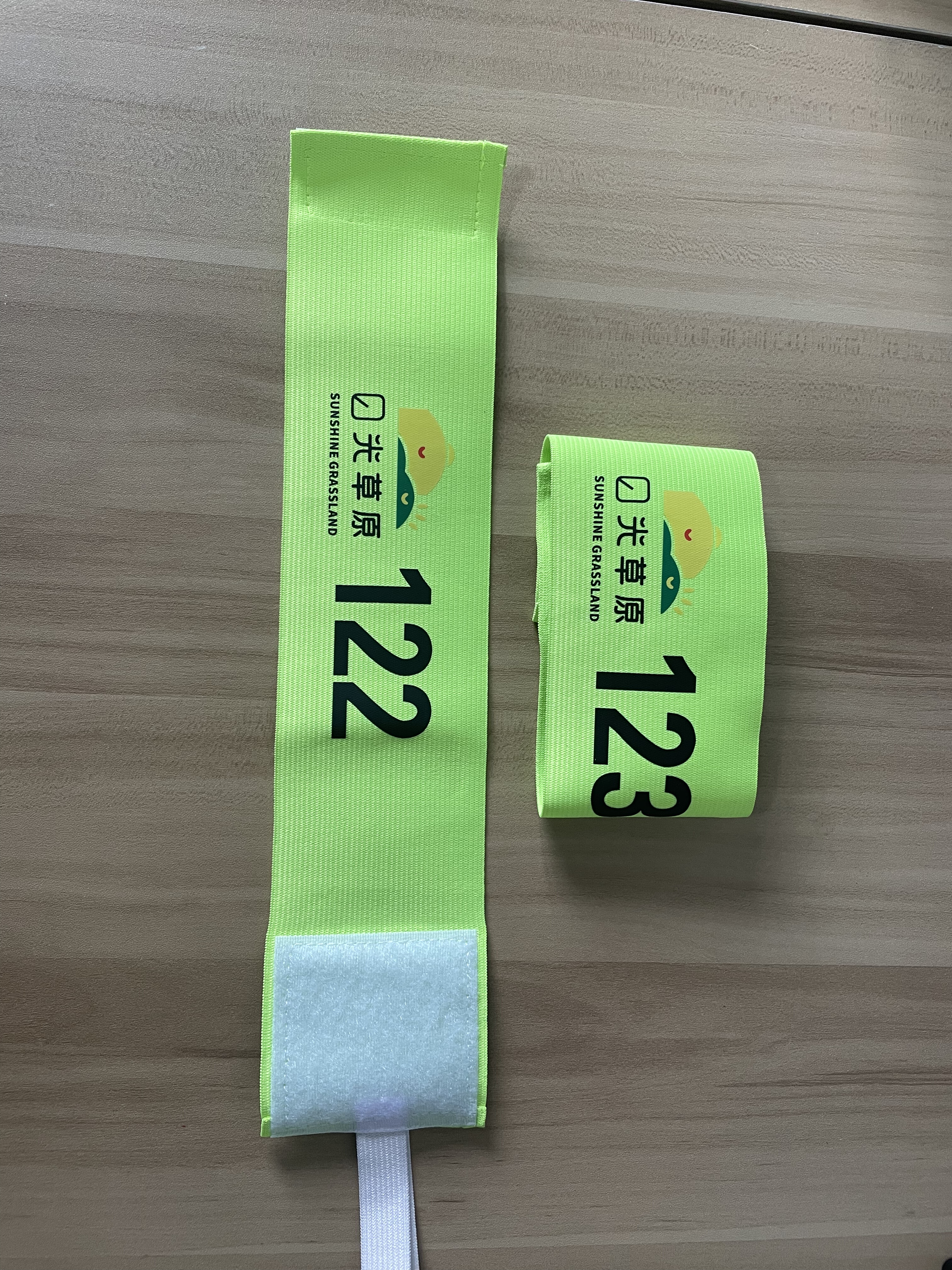 袖标定做印制logo定制反光袖章空白队长滑雪袖标纯色弹力带魔术贴