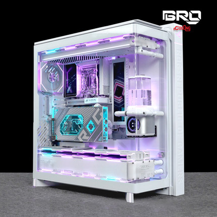 BRO私人定制 华硕ROG GR801幻世神机箱RTX5090主机分体水冷方案