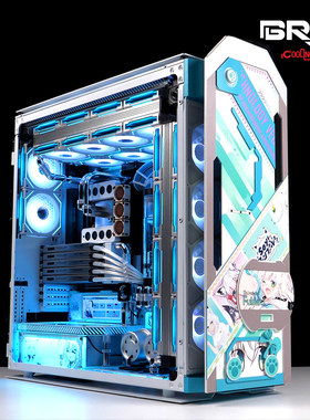 BRO兄弟水冷 CORSAIR海盗船1000D全塔式PC机箱定制分体式水冷方案