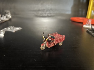 1/64三轮车64比例场景配件摆件修理厂工具