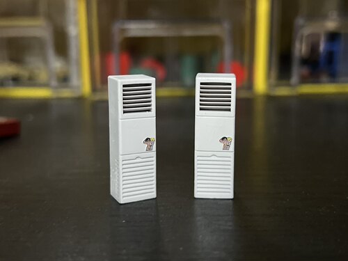 EZ 1/64空调 微缩场景摆件 老式空调模型