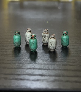 1/64煤气罐模型64比例场景配件摆件