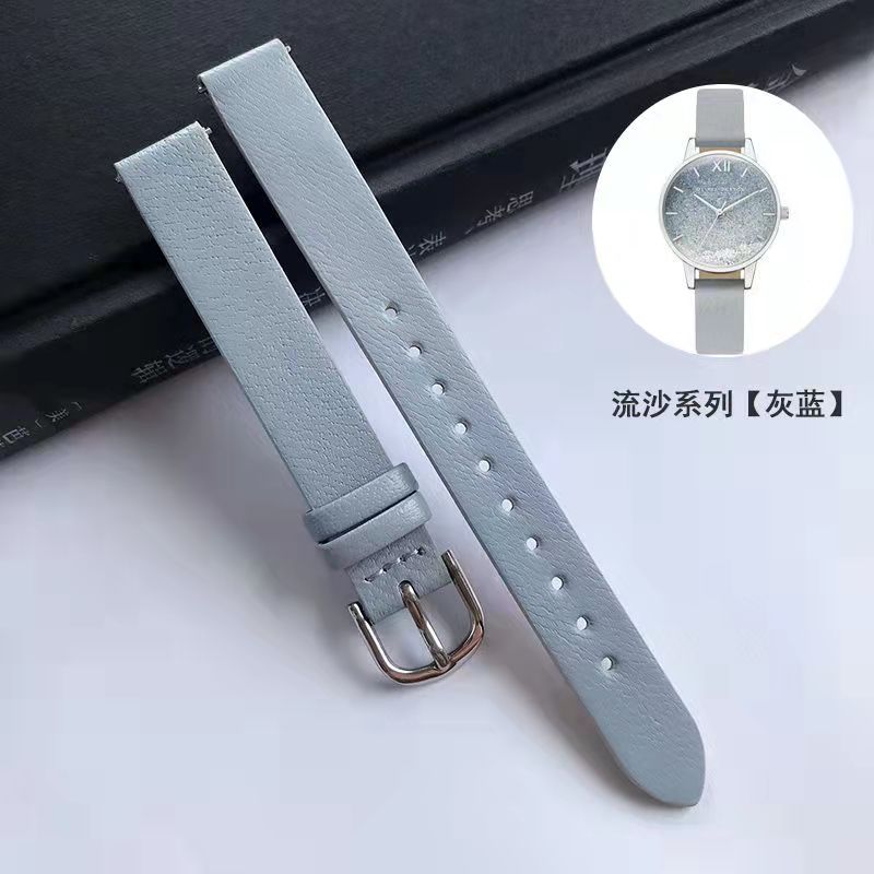 适配代用Oliviaburton手镯表带ob钢带钢链12mm时尚手表带女表链 手表 配件 原图主图