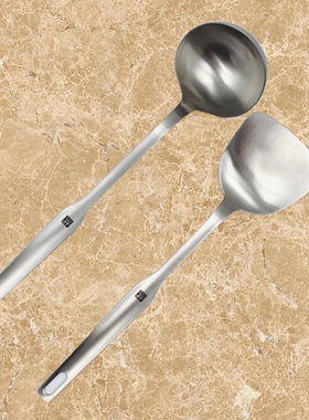 德国双立人TWIN Prof系列炊具2件套不锈钢锅铲汤勺剥皮刀家用厨房