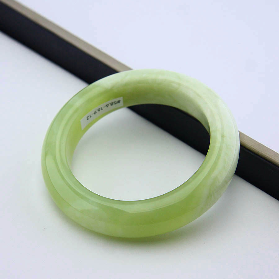 天然岫玉手镯一物一图玉镯子a货岫岩玉石手镯口径58.6宽16.9厚12