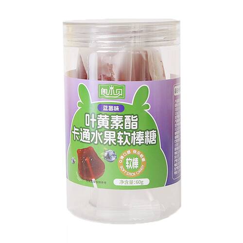朗小贝叶黄素酯卡通水果软棒莱阳梨膏维生素C软棒糖儿童零食