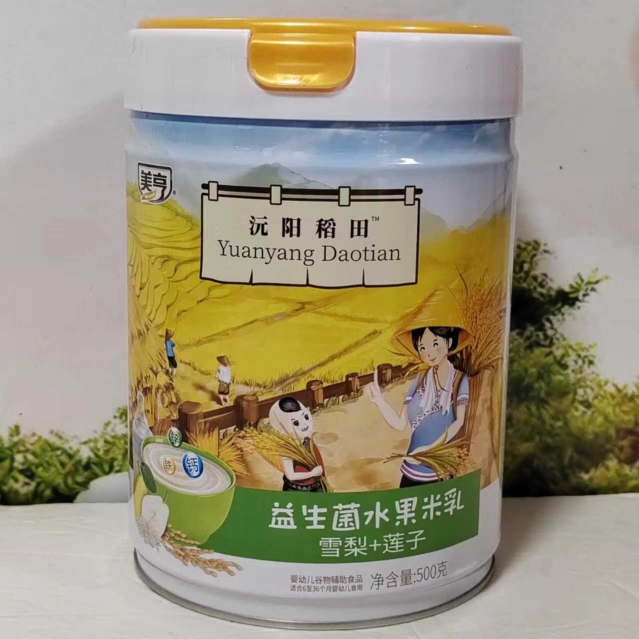 美亨沅阳稻田益生菌水果米乳宝宝辅食米粉代餐粉产地直发