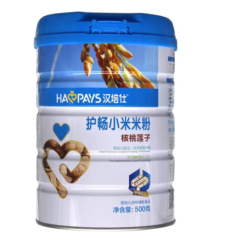 汉培仕护畅小米米粉淮山水果DHA钙铁锌核桃益生元宝宝辅食米粉