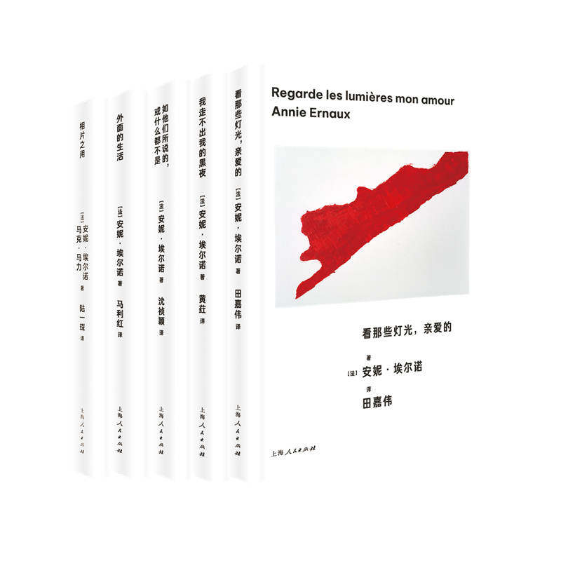 看那些灯光,亲爱的+相片之用+我走不出我的黑夜+如他们所说的,或什么都不是+外面的生活共5册 作者:[法]安妮&middot;埃尔诺 著