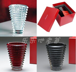 日本代购Baccarat巴卡拉客厅EYE璀璨系列欧式花瓶居家透明椭圆形