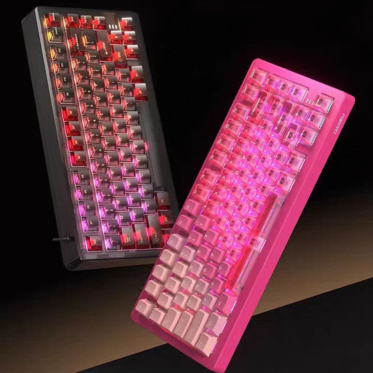 达尔优CK75磁轴键盘75配列三角洲游戏适用网吧同款顺丰包邮